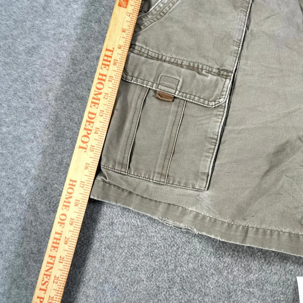 Columbia Sportswear Cargo Shorts Mens 38 Gray Cotton Hiking Camping Outdoor